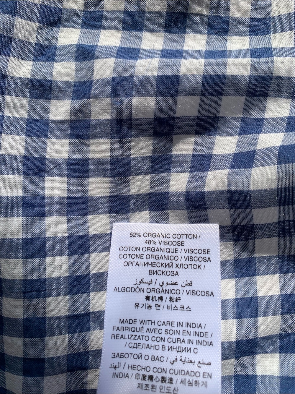 NWT Doen Emmaretta Cotton Voile Smocked A Line Midi Maxi Dress Blue Gingham - Picture 12 of 13